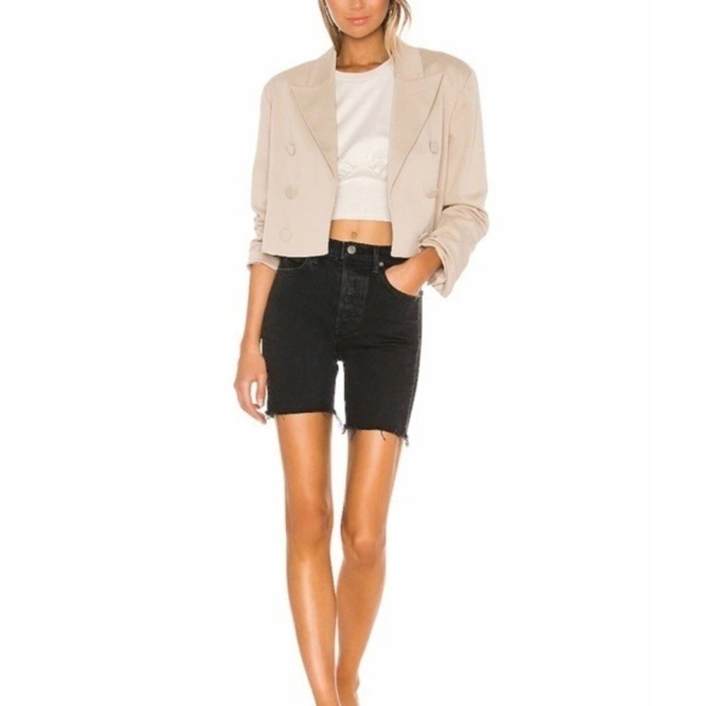 GRLFRND Riley Bermuda Short In Downtown
